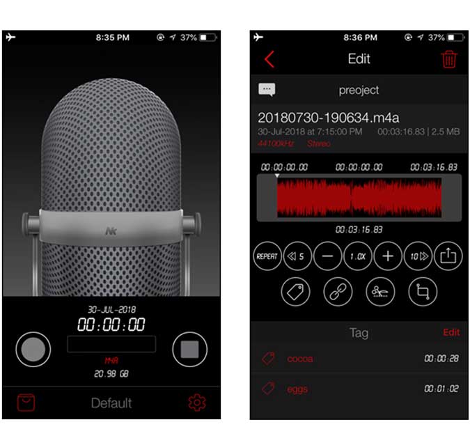 Voice Recorder Apps For iPhone