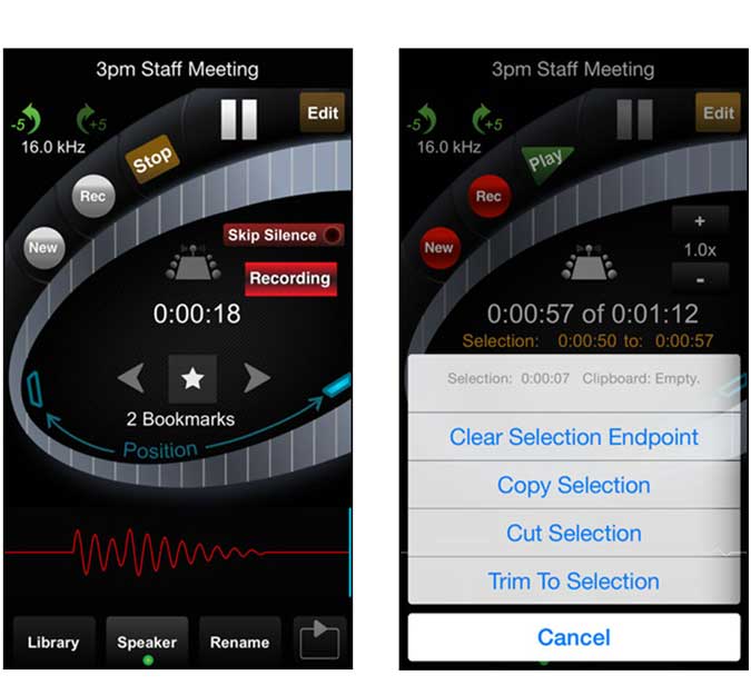 Voice Recorder Apps For iPhone