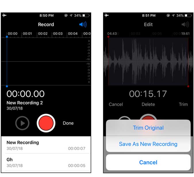 Voice Recorder Apps For iPhone