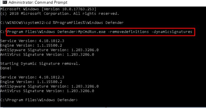 Windows Defender Antivirus