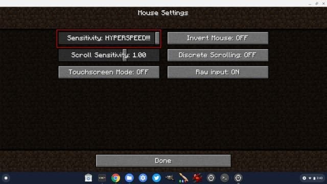 Minecraft on Chromebook