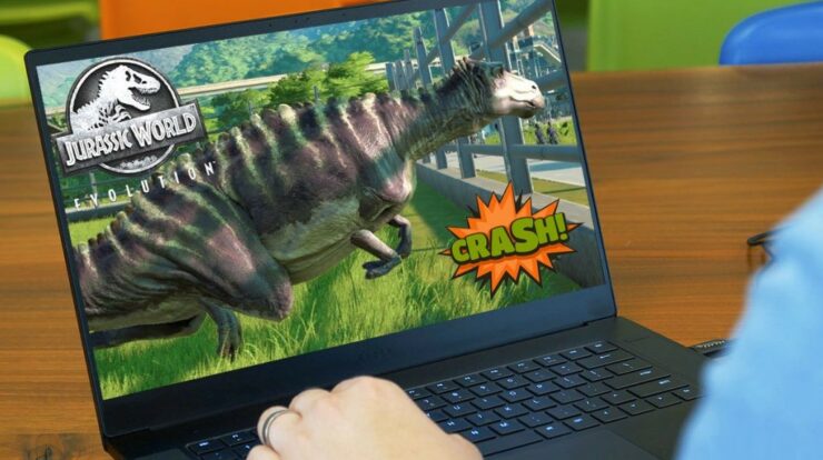 Jurassic World Evolution Crashing