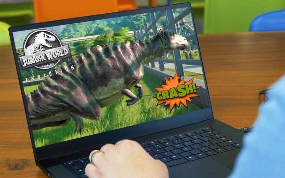 Jurassic World Evolution Crashing