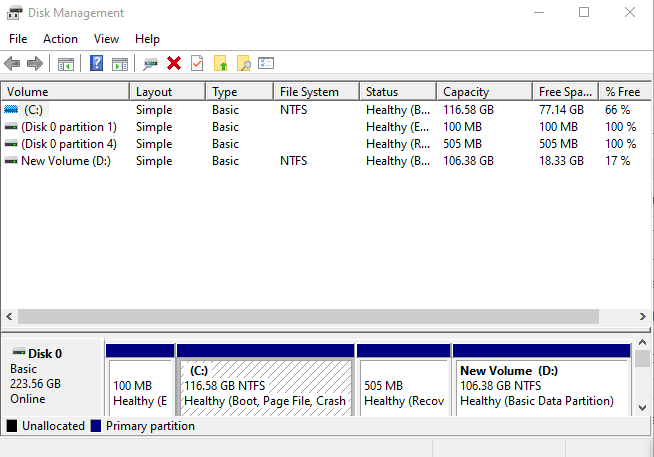 Delete a Drive Partition