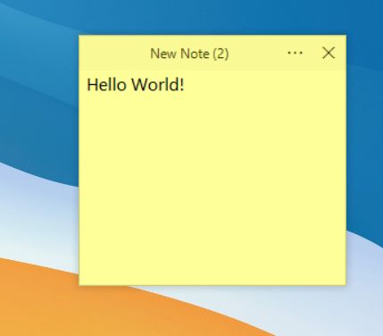 Sticky Notes Alternative