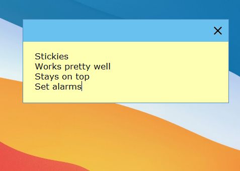 Sticky Notes Alternative