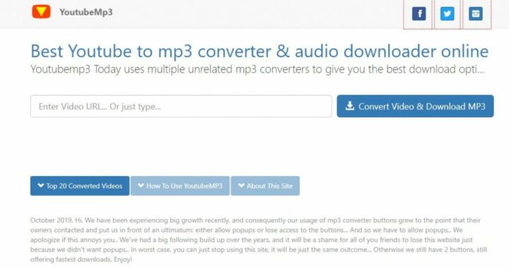 YTMP3 Alternatives