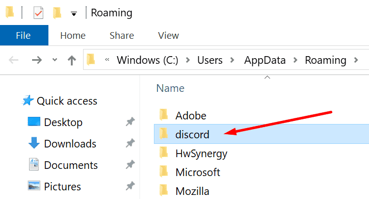 Uninstall Discord