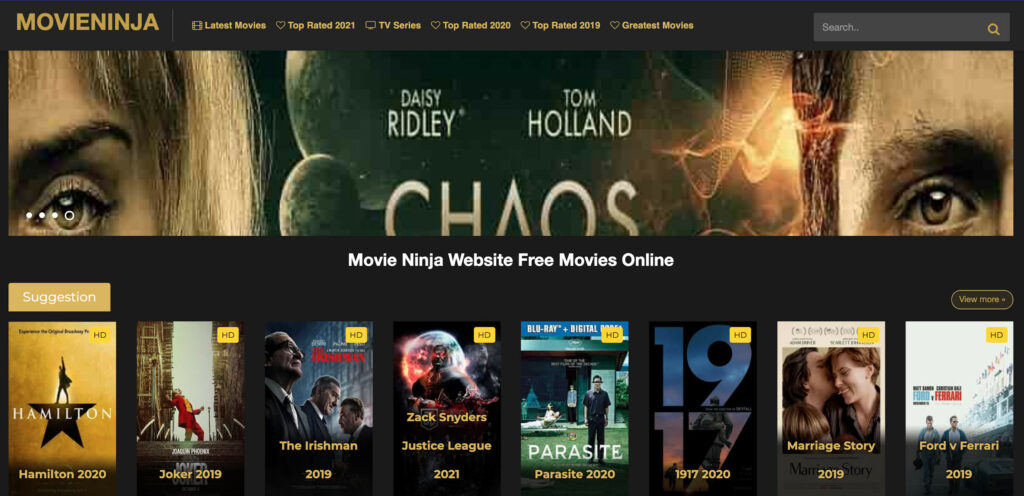 Sites Like MovieNinja