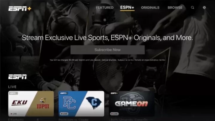 ESPN On Apple TV