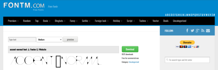 Fonts Download Websites