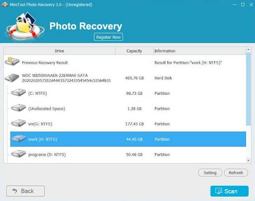 Minitool Photo Recovery