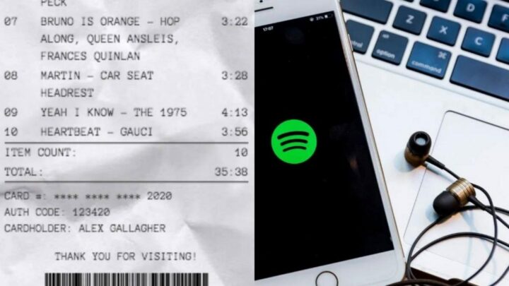 Spotify Receipt