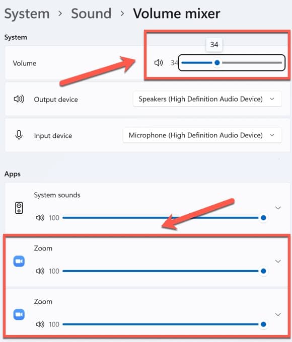 Zoom Audio Problems