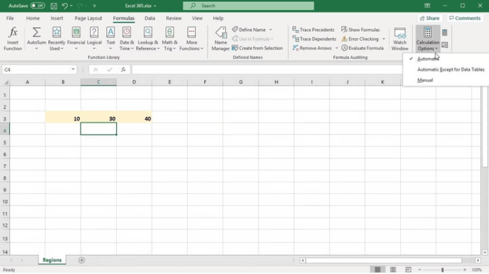 Excel Formulas Not Working