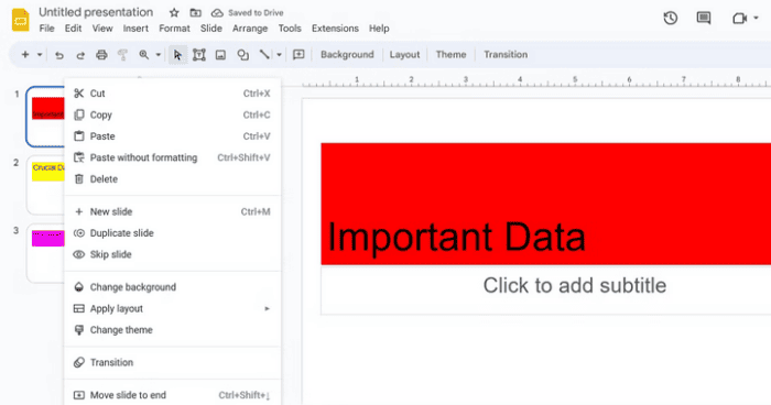 How To Hide A Slide In Google Slides