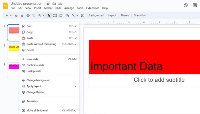 How To Hide A Slide In Google Slides