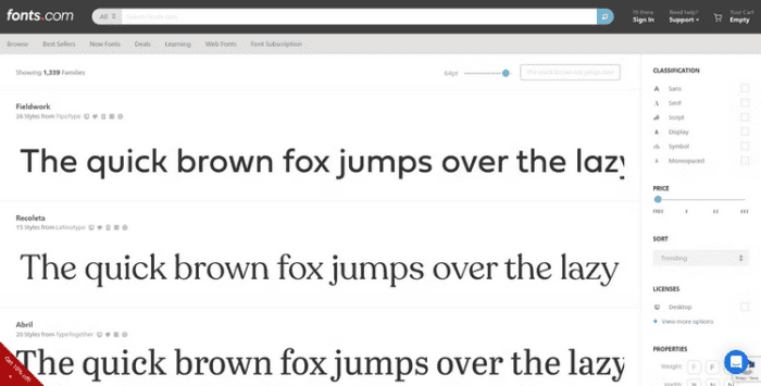 Font Websites