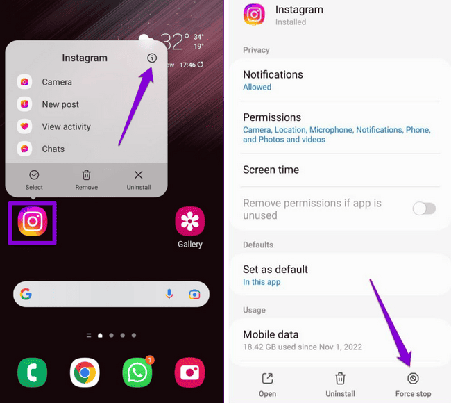 Instagram Links Not Working