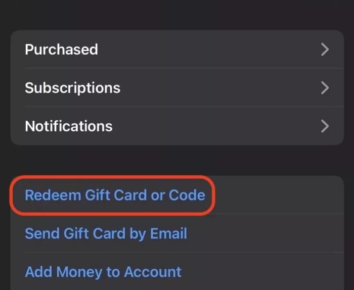 Redeem Apple Gift Card