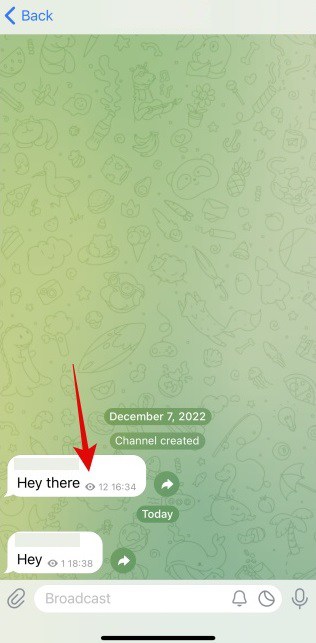 Symbols On Telegram