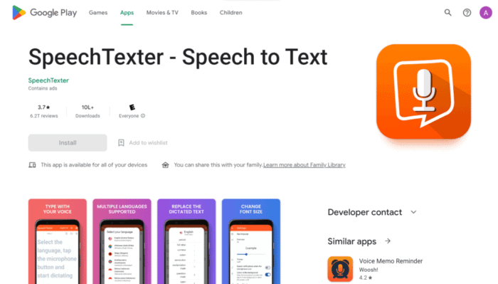 Speech to Text Apps